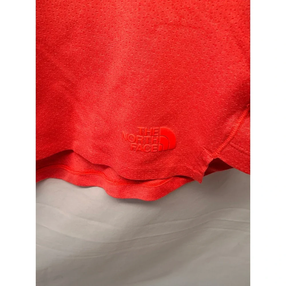 The North Face Mountain Athletics FlashDry-XD V-Neck Training Shirt NeonOrange L - Picture 3 of 5